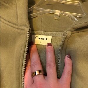 Comfrt Women's Olive Bomber Jacket